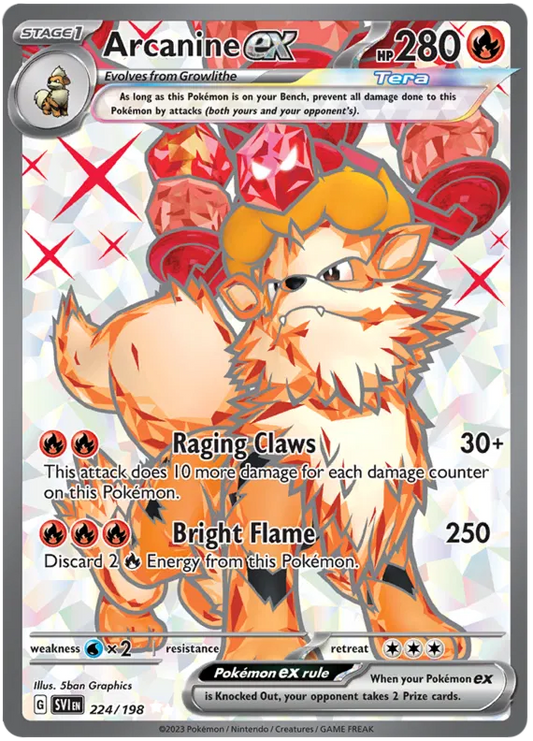 Arcanine EX 224/198