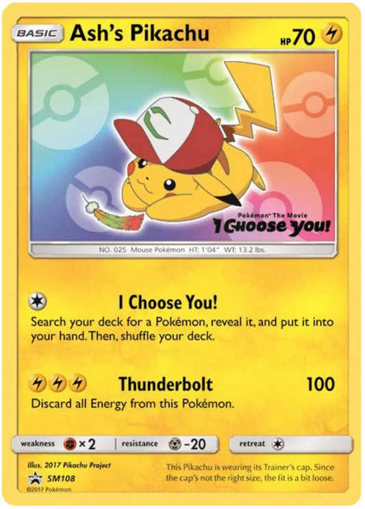 Ash's Pikachu SM108