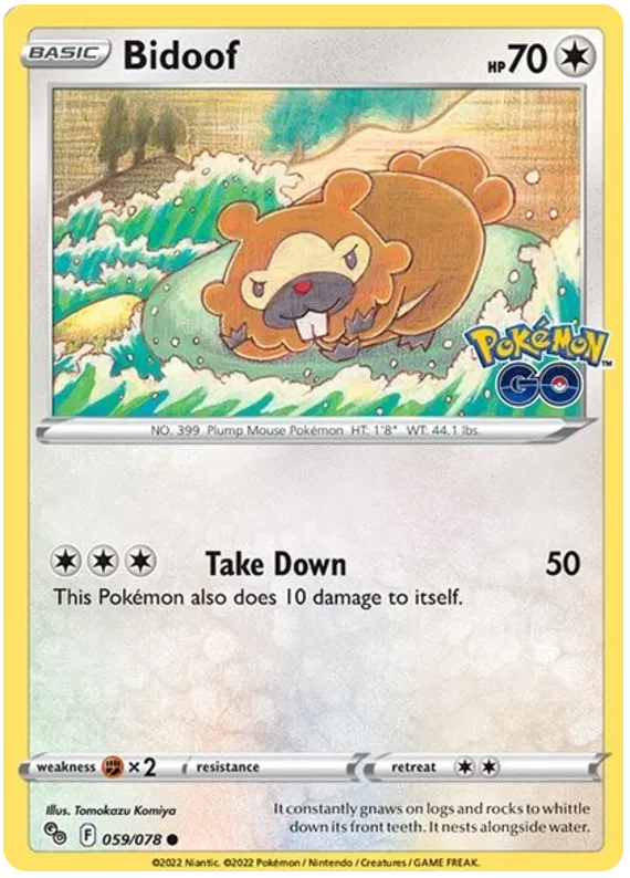 Bidoof 59/78