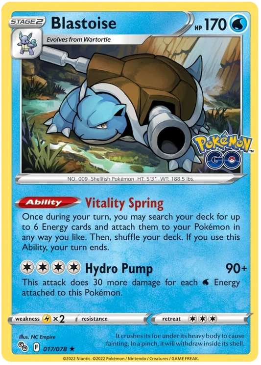 Blastoise 17/78