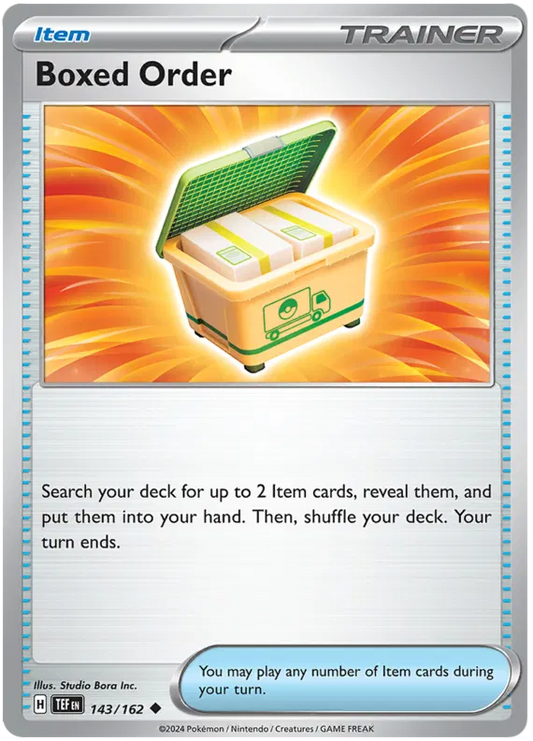 Boxed Order 143/162