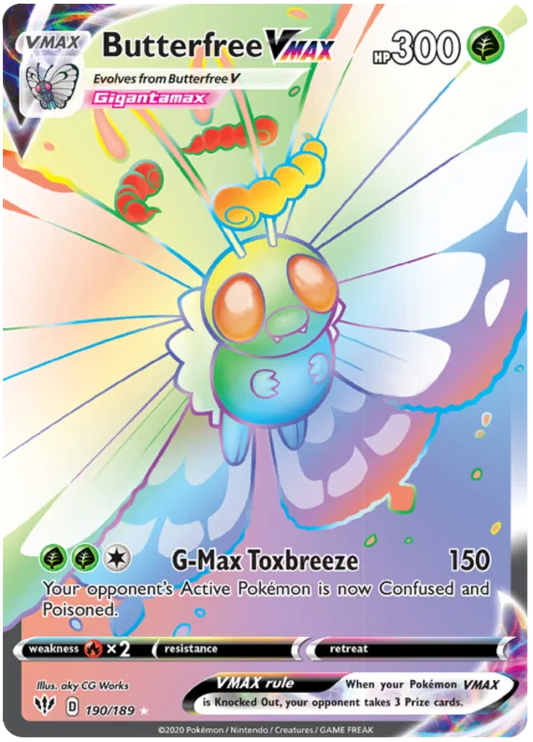 Butterfree Vmax 190/189