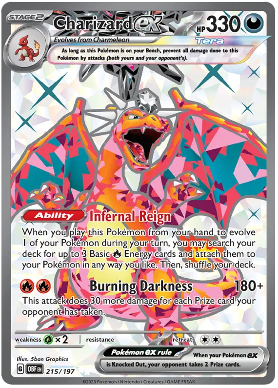Charizard EX 215/197
