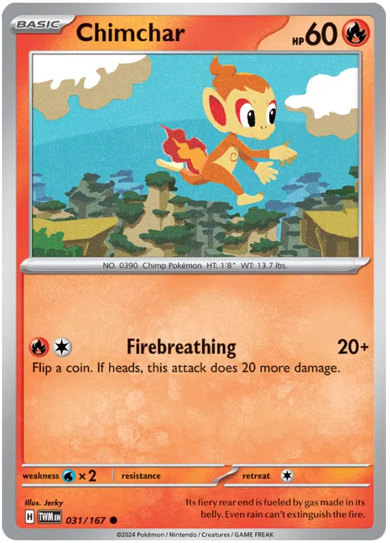 Chimchar 031/167