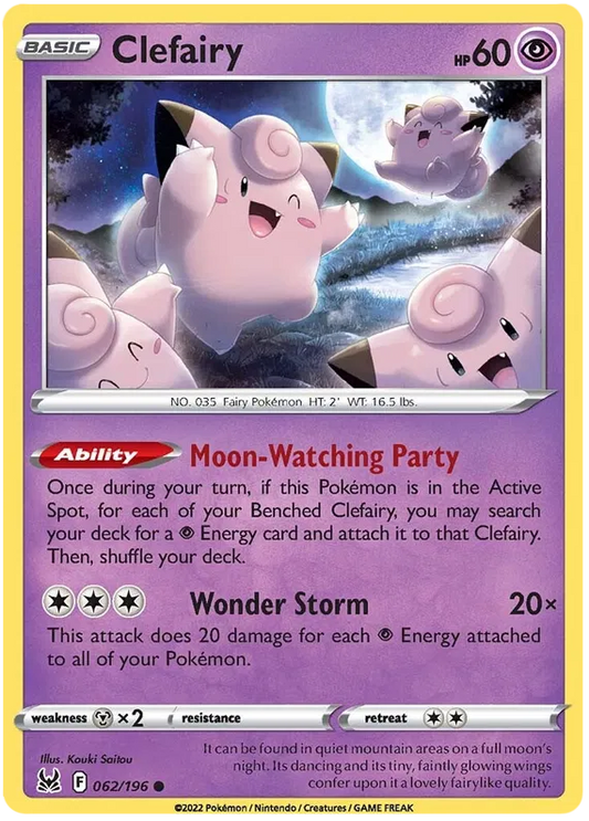 Clefairy 062/196