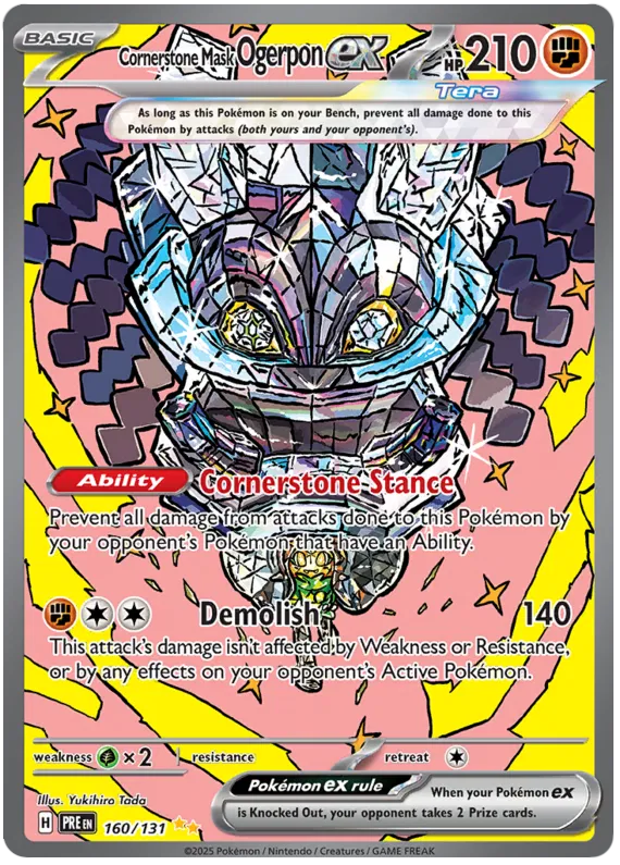 Cornerstone Mask Ogerpon EX 160/131