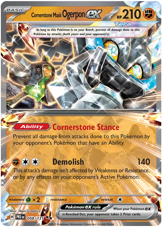 Cornerstone Mask Ogerpon EX 058/131
