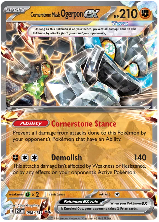 Cornerstone Mask Ogerpon EX 058/131
