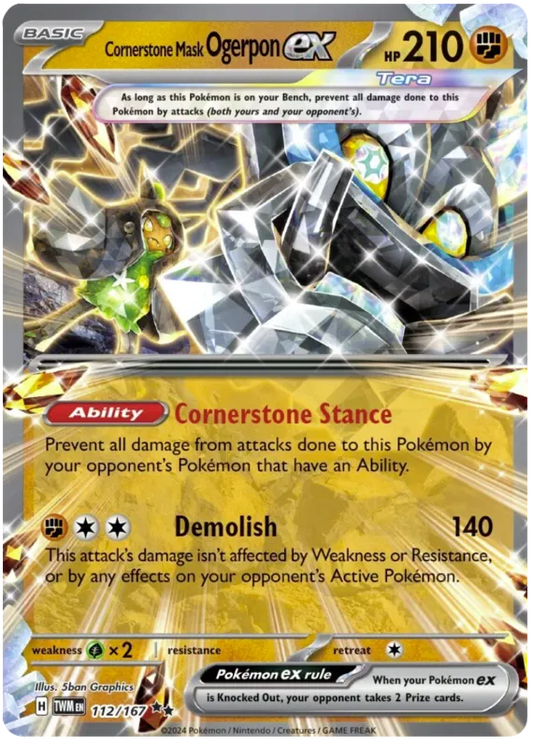 Cornerstone Mask Ogerpon EX 112/167