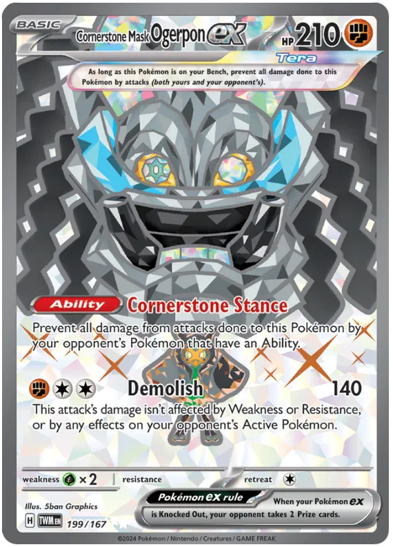 Cornerstone Mask Ogerpon EX 199/167