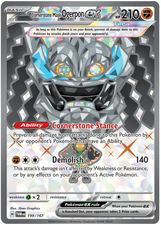 Cornerstone Mask Ogerpon EX 199/167