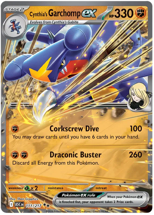Cynthia's Garchomp EX 111/217