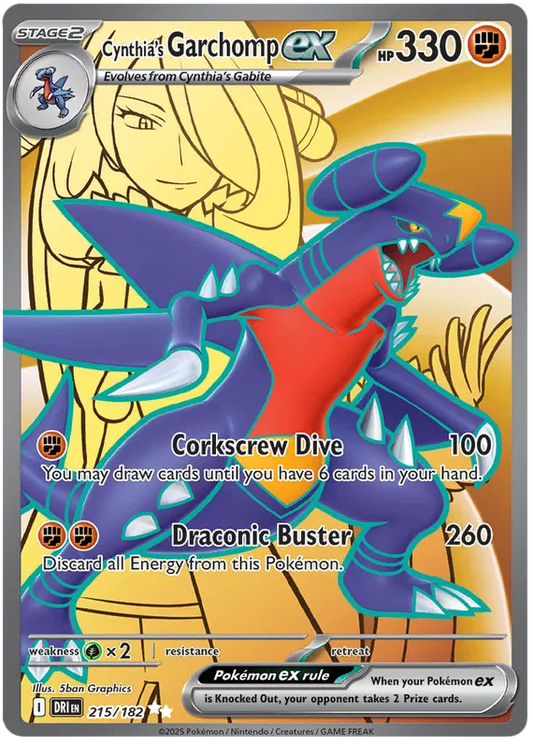 Cynthia's Garchomp EX 215/182