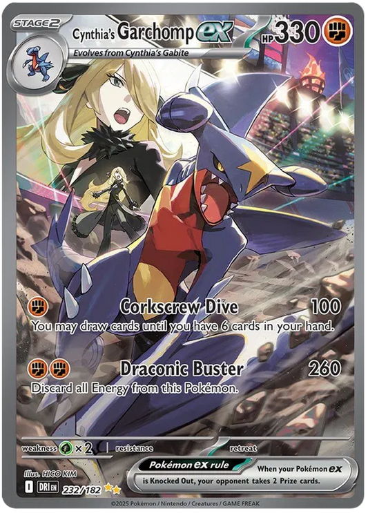 Cynthia's Garchomp EX 232/182