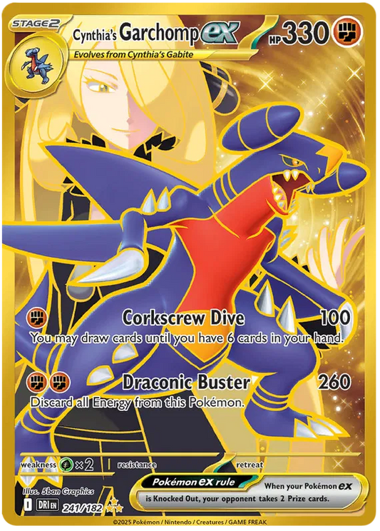 Cynthia's Garchomp EX 241/182