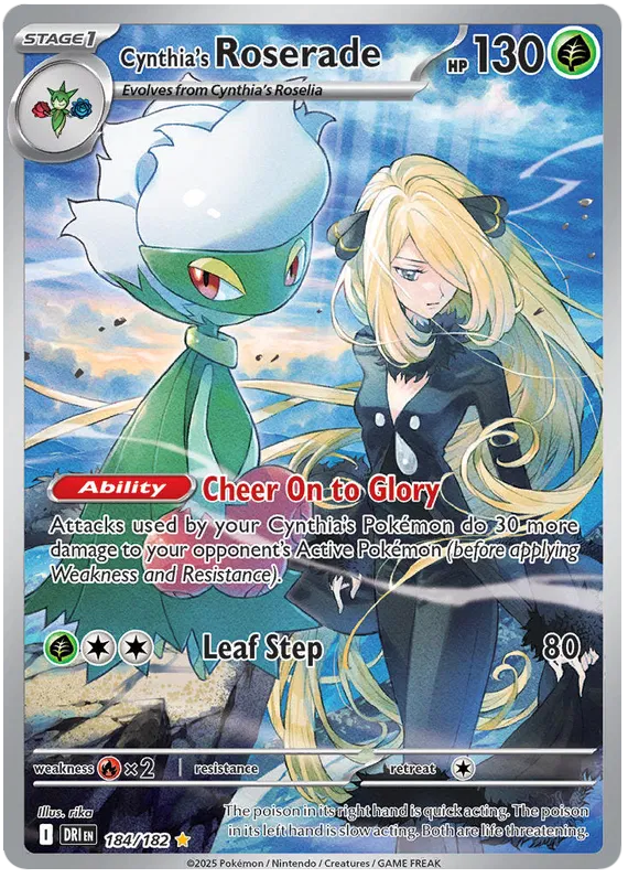 Cynthia's Roserade 184/182