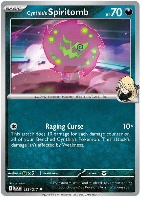 Cynthia's Spiritomb 133/217