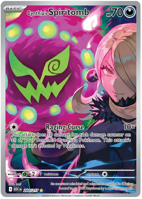 Cynthia's Spiritomb 244/217
