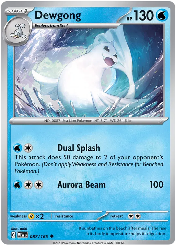 Dewgong 087/165