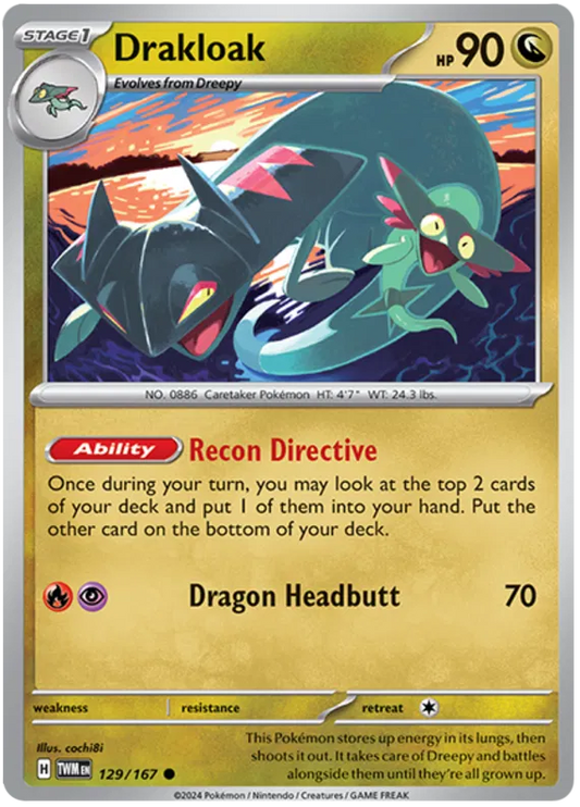 Drakloak 129/167