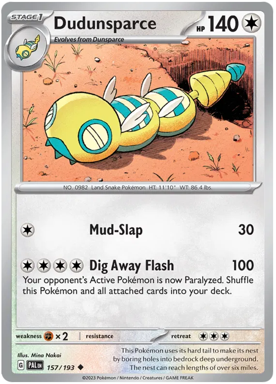 Dudunsparce 157/193
