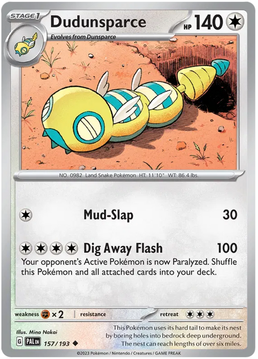Dudunsparce 157/193