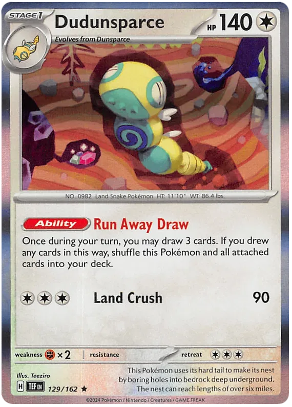 Dudunsparce 129/162