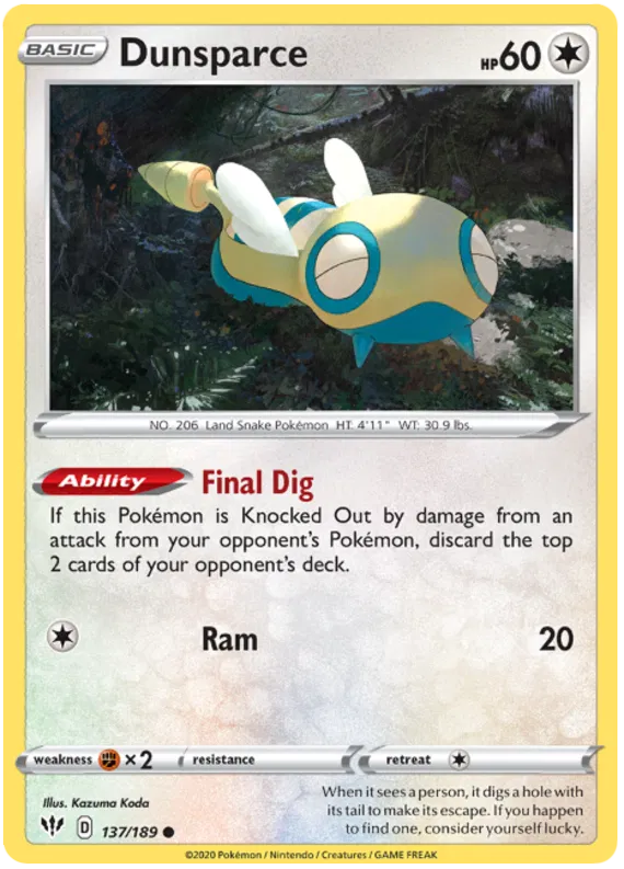 Dunsparce 137/189