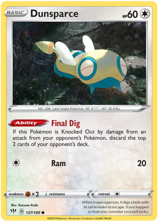 Dunsparce 137/189