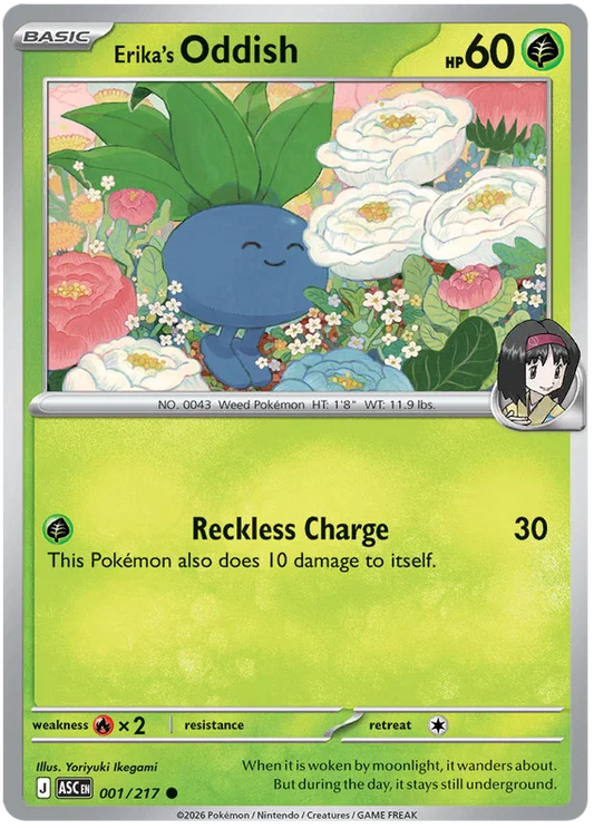 Erika's Oddish 001/217