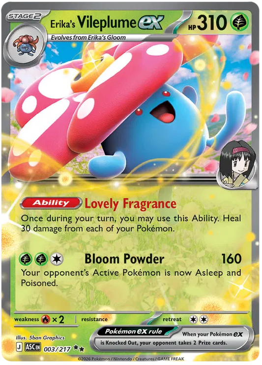 Erika's Vileplume EX 003/217