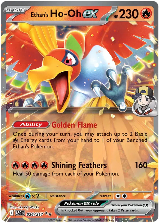 Ethan's Ho-Oh EX 026/217
