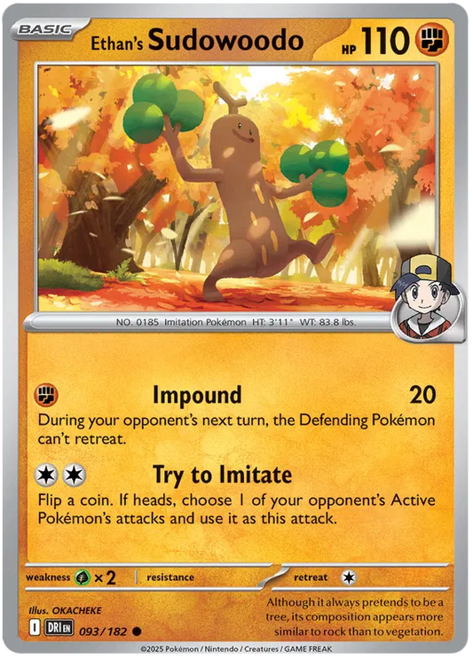 Ethan's Sudowoodo 093/182