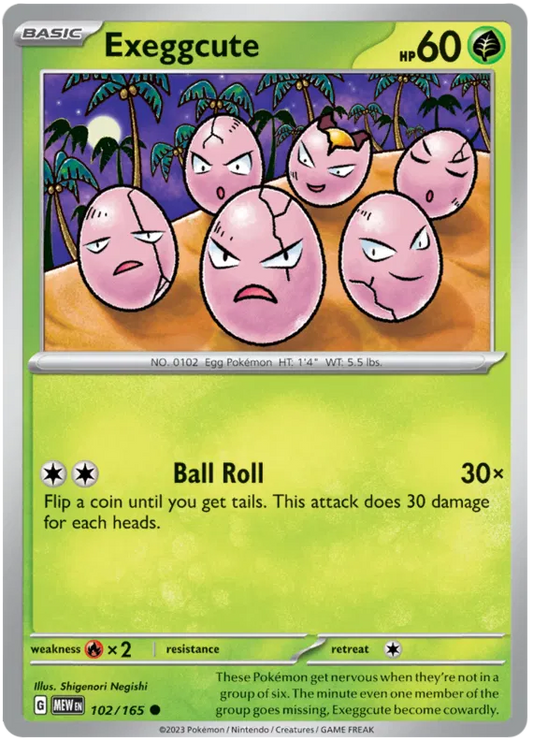 Exeggcute 102/165