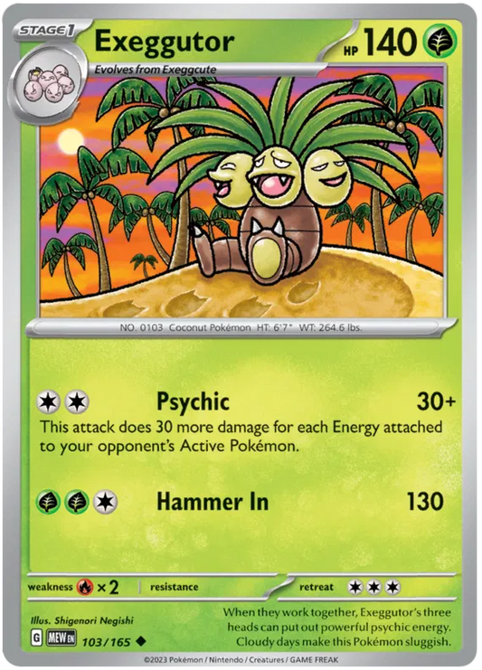 Exeggutor 103/165