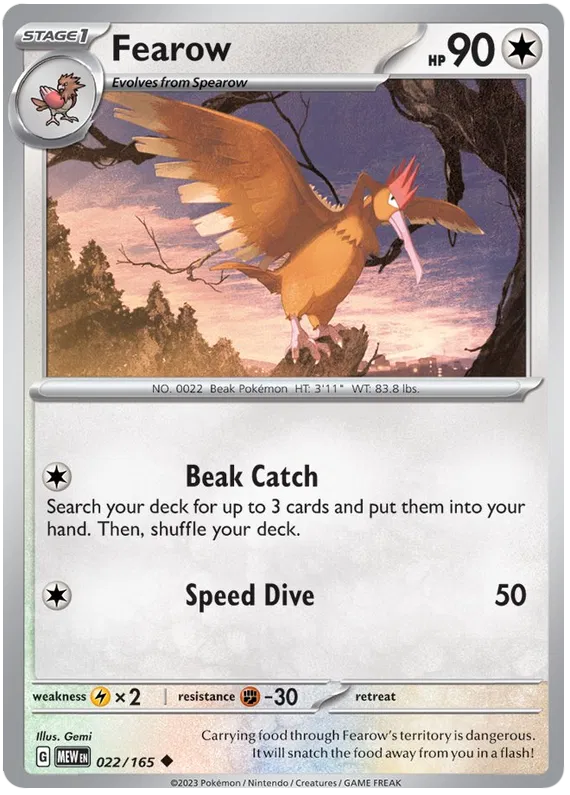 Fearow 022/165