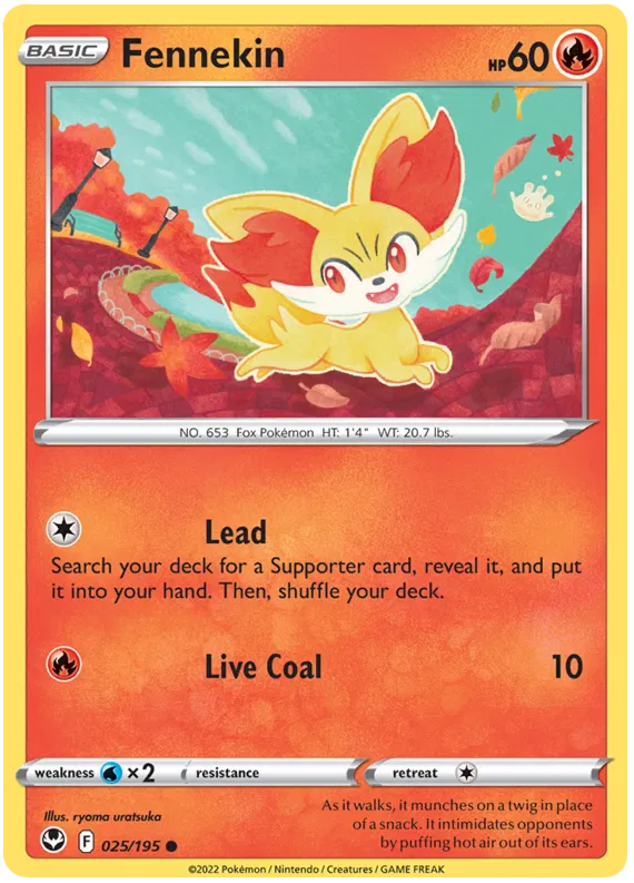 Fennekin 025/195