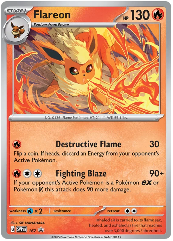 Flareon SVP167 (Cosmo Holo)