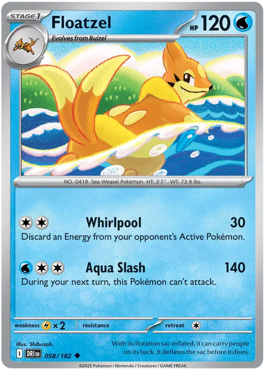Floatzel 058/182