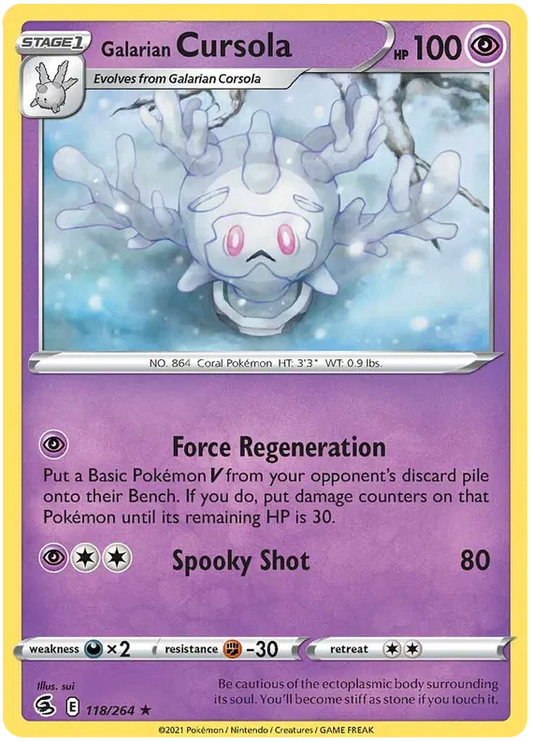 Galarian Cursola 118/264