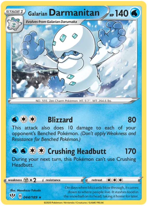 Galarian Darmanitan 044/189