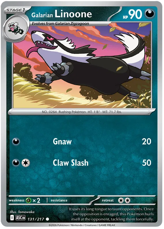 Galarian Linoone 131/217