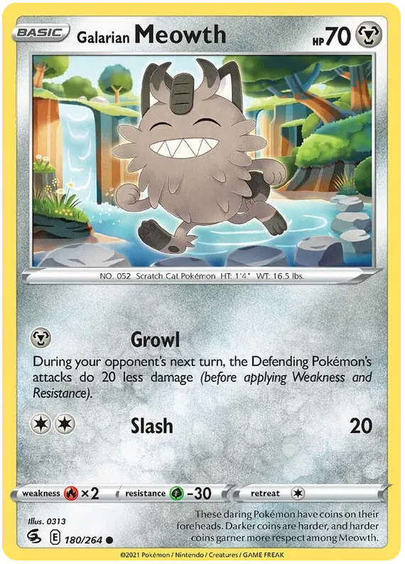 Galarian Meowth 180/264