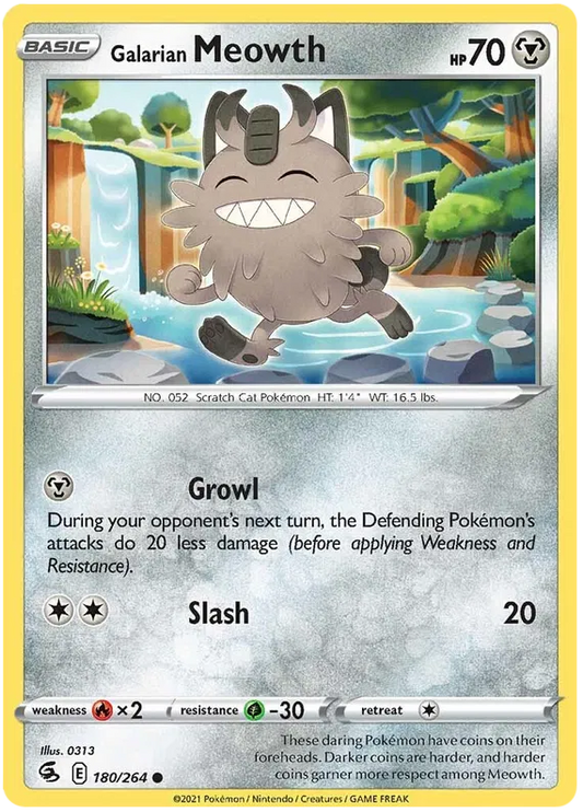 Galarian Meowth 180/264