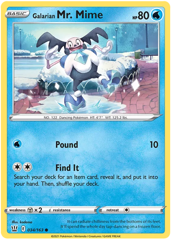 Galarian Mr. Mime 034/163