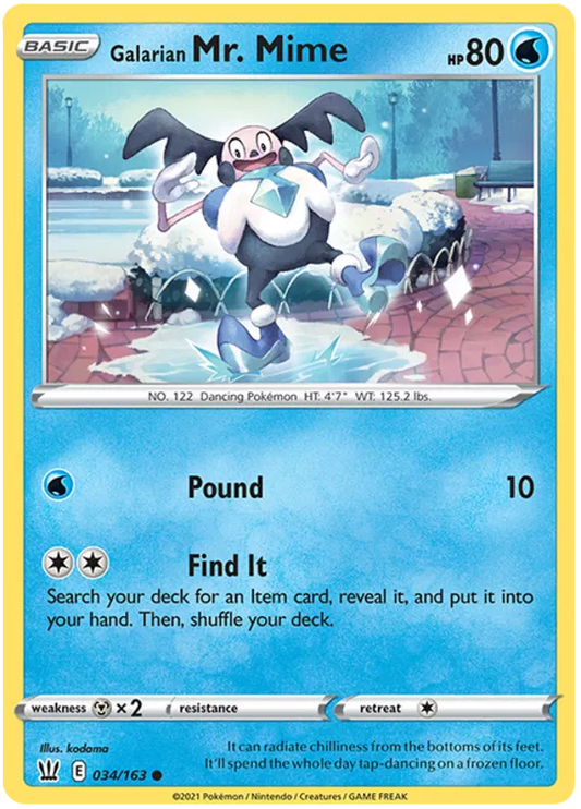 Galarian Mr. Mime 034/163