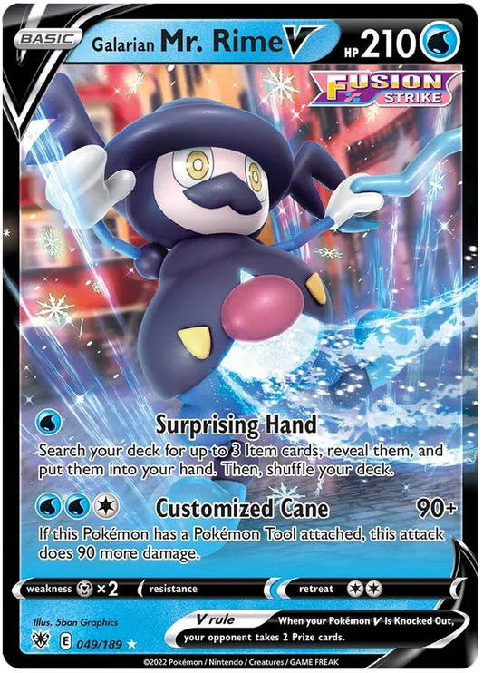 Galarian Mr. Rime V 049/189