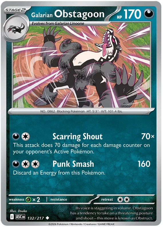 Galarian Obstagoon 132/217