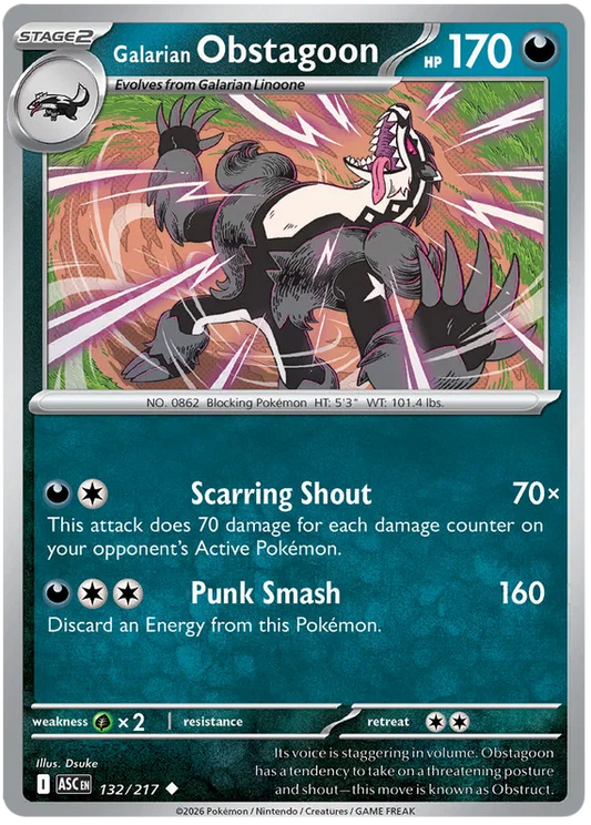 Galarian Obstagoon 132/217