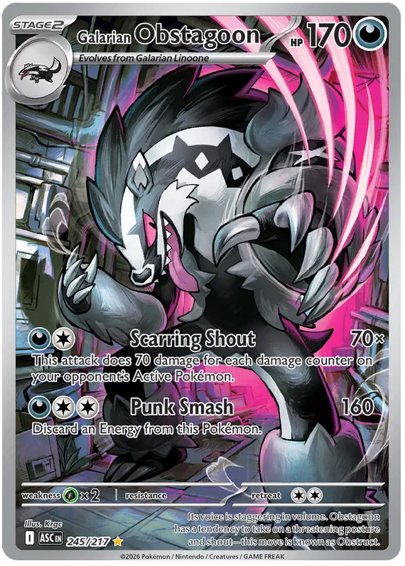 Galarian Obstagoon 245/217